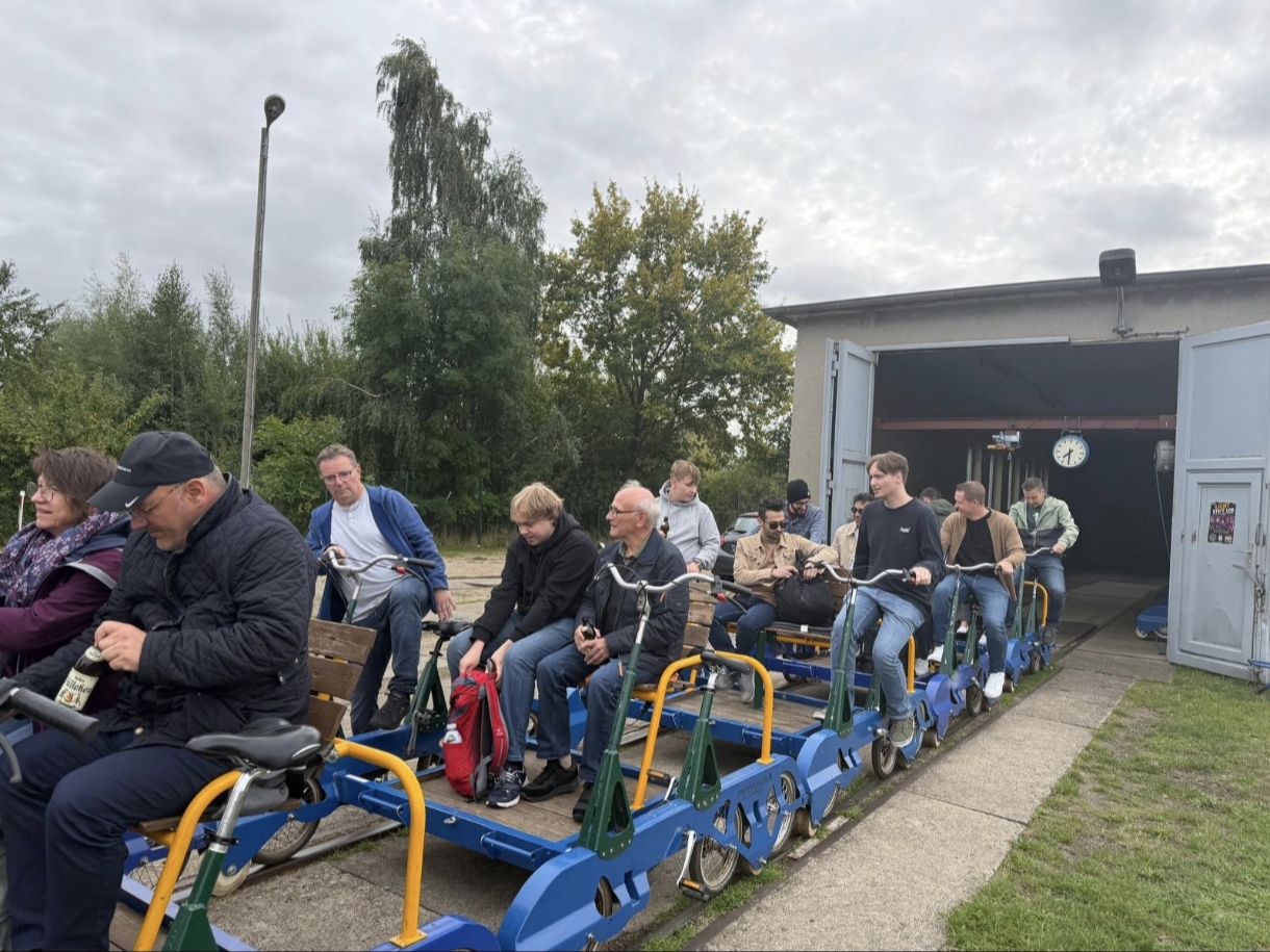 Draisinenfahrt Start